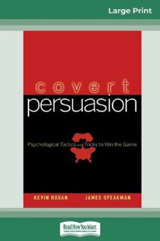 Cover of Covert Persuasion (16pt Large Print Edition)