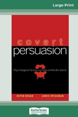 Book cover for Covert Persuasion (16pt Large Print Edition)