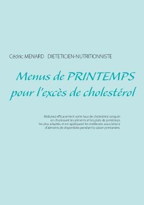 Book cover for Menus de printemps pour l'excès de cholestérol