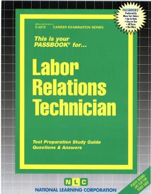 Book cover for Labor Relations Technician