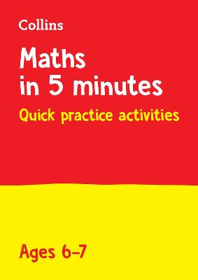 Book cover for Maths in 5 Minutes a Day Age 6-7