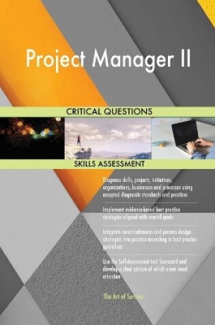 Cover of Project Manager II Critical Questions Skills Assessment