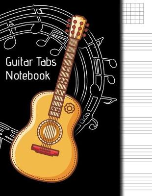 Book cover for Guitar Tabs Notebook
