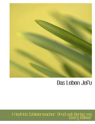 Book cover for Das Leben Jefu