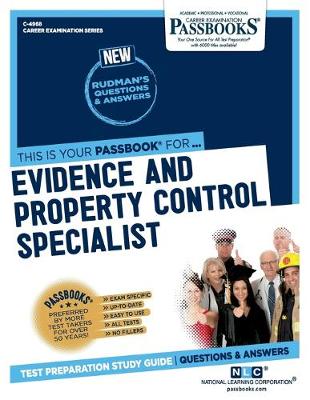 Book cover for Evidence and Property Control Specialist (C-4968)