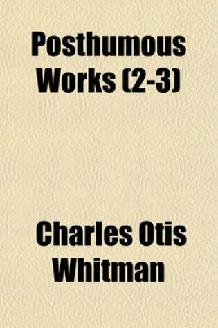 Cover of Posthumous Works (2-3)