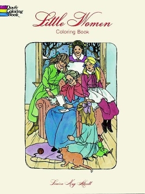 Book cover for Little Women Coloring Book
