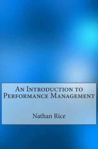 Cover of An Introduction to Performance Management