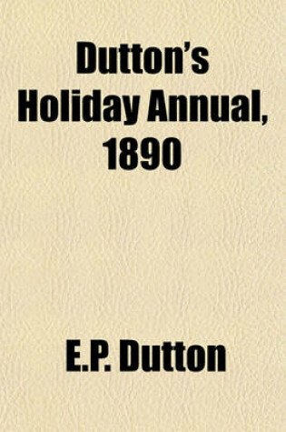 Cover of Dutton's Holiday Annual, 1890