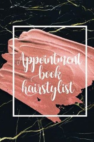 Cover of Appointment book hairstylist