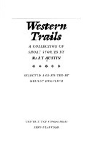 Cover of Western Trails