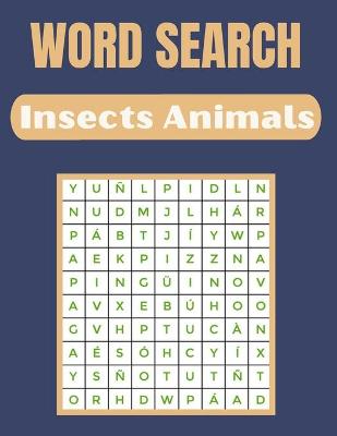 Book cover for Word Search Insects Animals