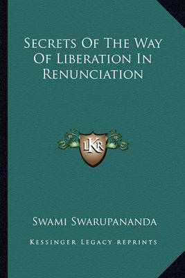 Book cover for Secrets of the Way of Liberation in Renunciation