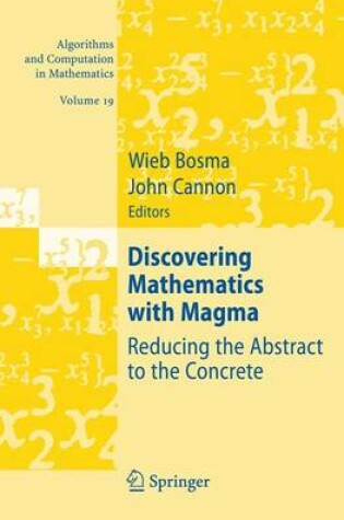 Cover of Discovering Mathematics with Magma
