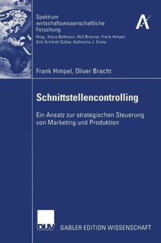 Cover of Schnittstellencontrolling