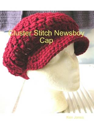 Book cover for Cluster Stitch Newsboy Cap