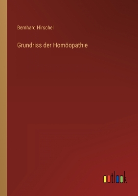 Book cover for Grundriss der Homöopathie