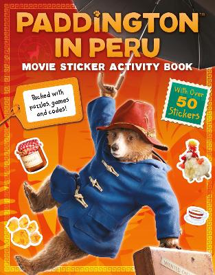 Book cover for Paddington in Peru: Movie Sticker Activity Book