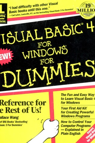 Cover of Visual Basic 4.0 Programming For Dummies