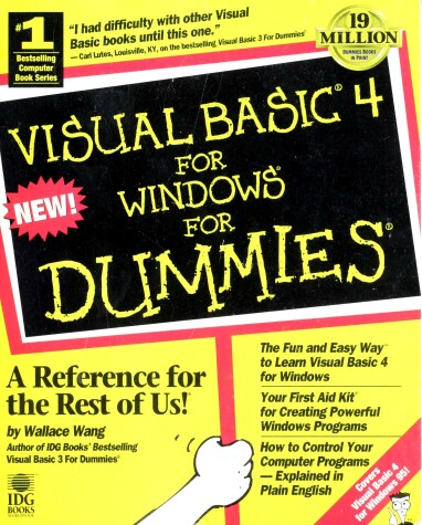 Book cover for Visual Basic 4.0 Programming For Dummies