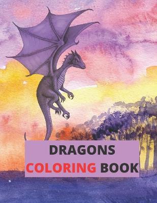 Book cover for Dragons Coloring Book