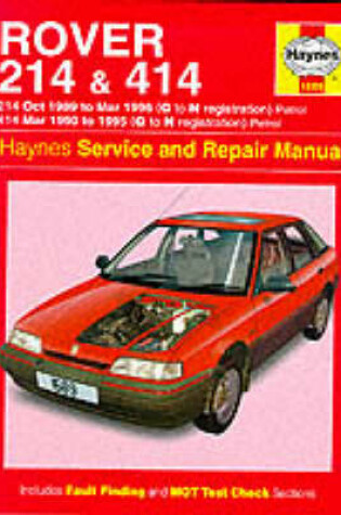 Cover of Rover 214 and 414 (89-96) Service and Repair Manual