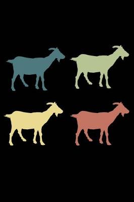 Book cover for Retro Goat Silhouette