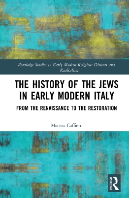 Cover of The History of the Jews in Early Modern Italy