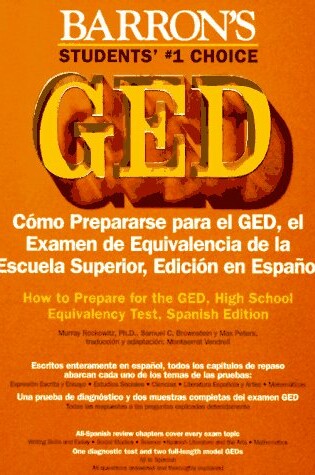 Cover of C Omo Prepararse Para El Ged, El Examen De Equivalencia De La Escuela Superior, Ediciaon En Espaanol