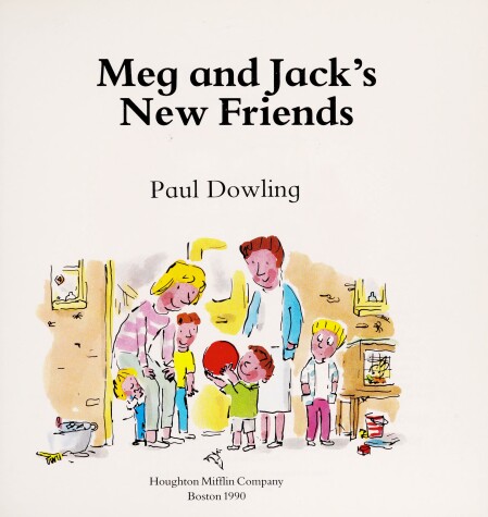 Book cover for Meg and Jack's New Friends