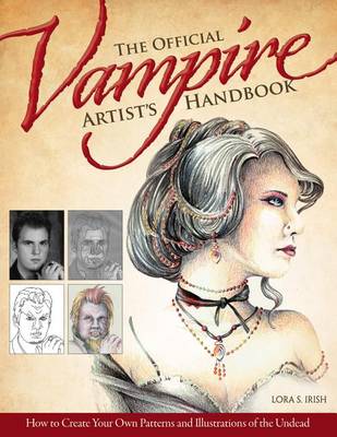 Book cover for The Official Vampire Artist's Handbook