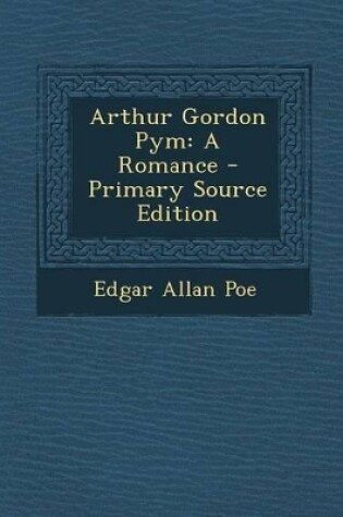 Cover of Arthur Gordon Pym