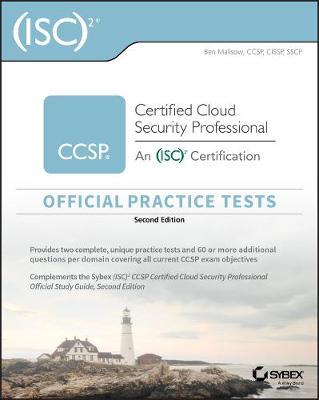 Book cover for (ISC)2 CCSP Certified Cloud Security Professional Official Practice Tests