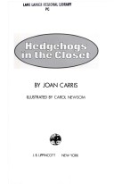 Book cover for Hedgehogs in the Closet