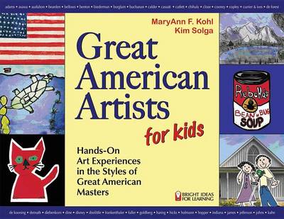 Book cover for Great American Artists for Kids