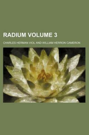 Cover of Radium Volume 3