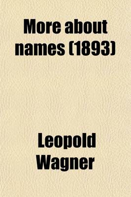 Book cover for More about Names