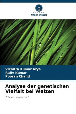 Book cover for Analyse der genetischen Vielfalt bei Weizen