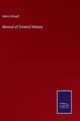 Cover of Manual of General History