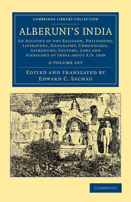 Cover of Alberuni's India 2 Volume Set