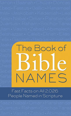 Book cover for The Book of Bible Names