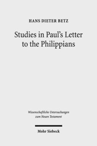 Cover of Studies in Paul's Letter to the Philippians