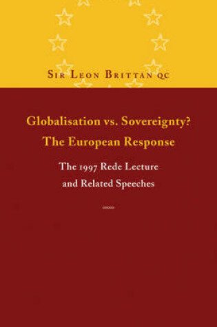 Cover of Globalisation vs. Sovereignty? The European Response