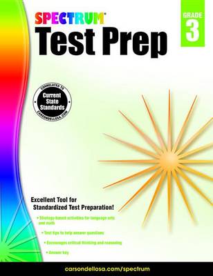 Cover of Spectrum Test Prep, Grade 3