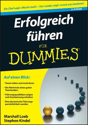 Book cover for Erfolgreich führen für Dummies