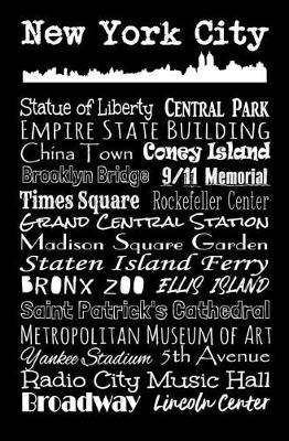 Book cover for New York, Statue of Liberty, Central Park, Empire State Building, China Town, ...