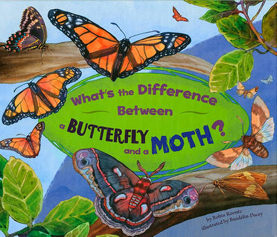 Book cover for What's the Difference Between a Butterfly and a Moth?