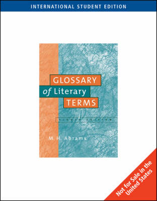 Book cover for A Glossary of Literary Terms