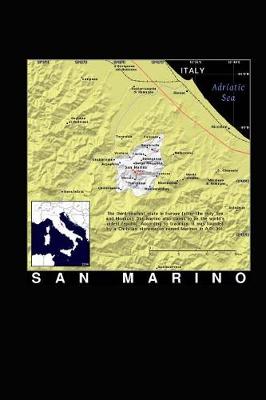 Book cover for Modern Day Color Map of San Marino Journal