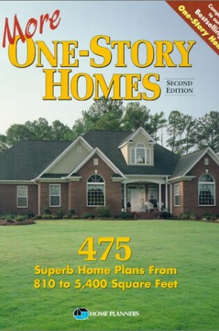 Cover of More One-story Homes